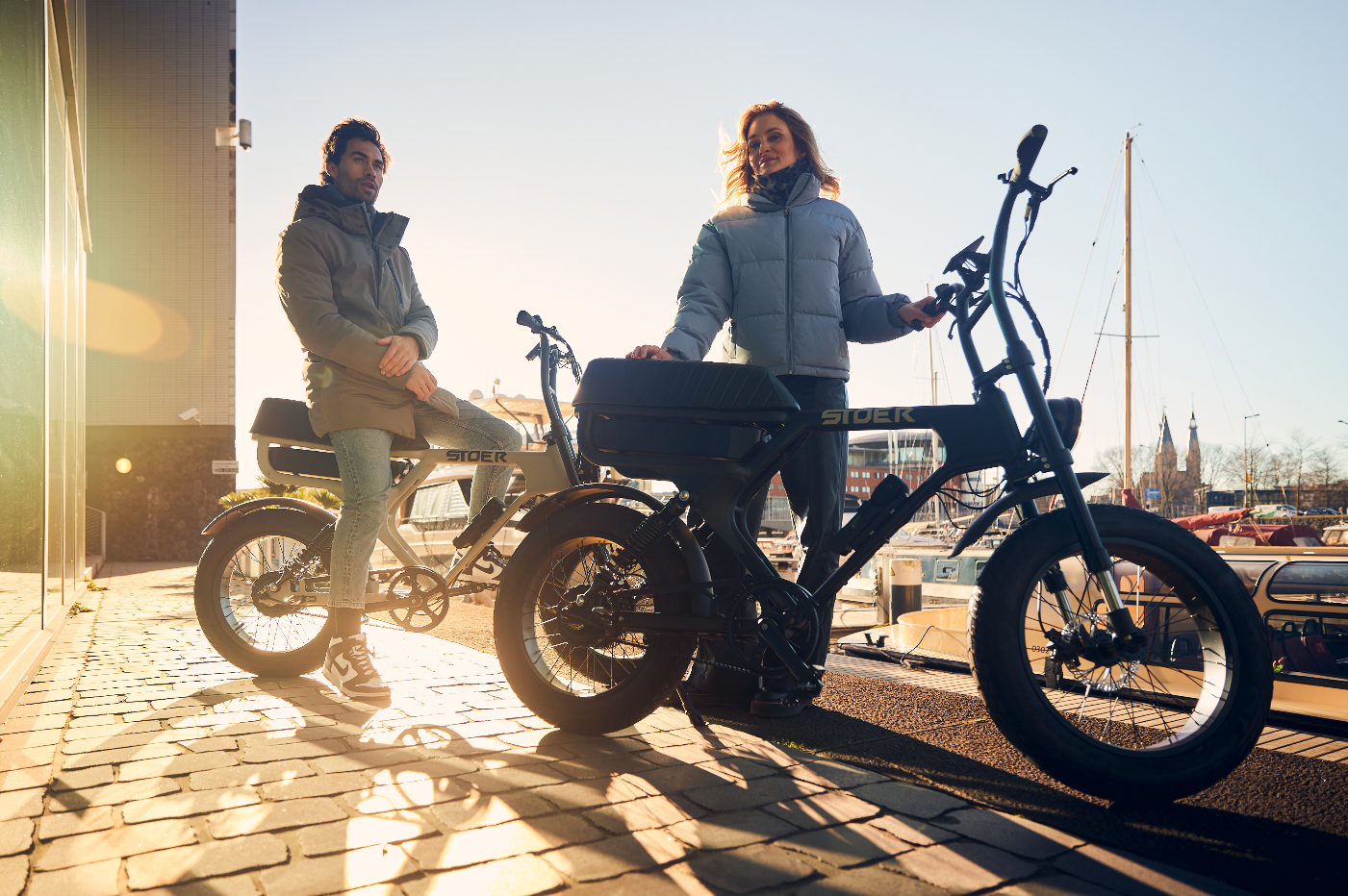 Electric fatbike for 2 people