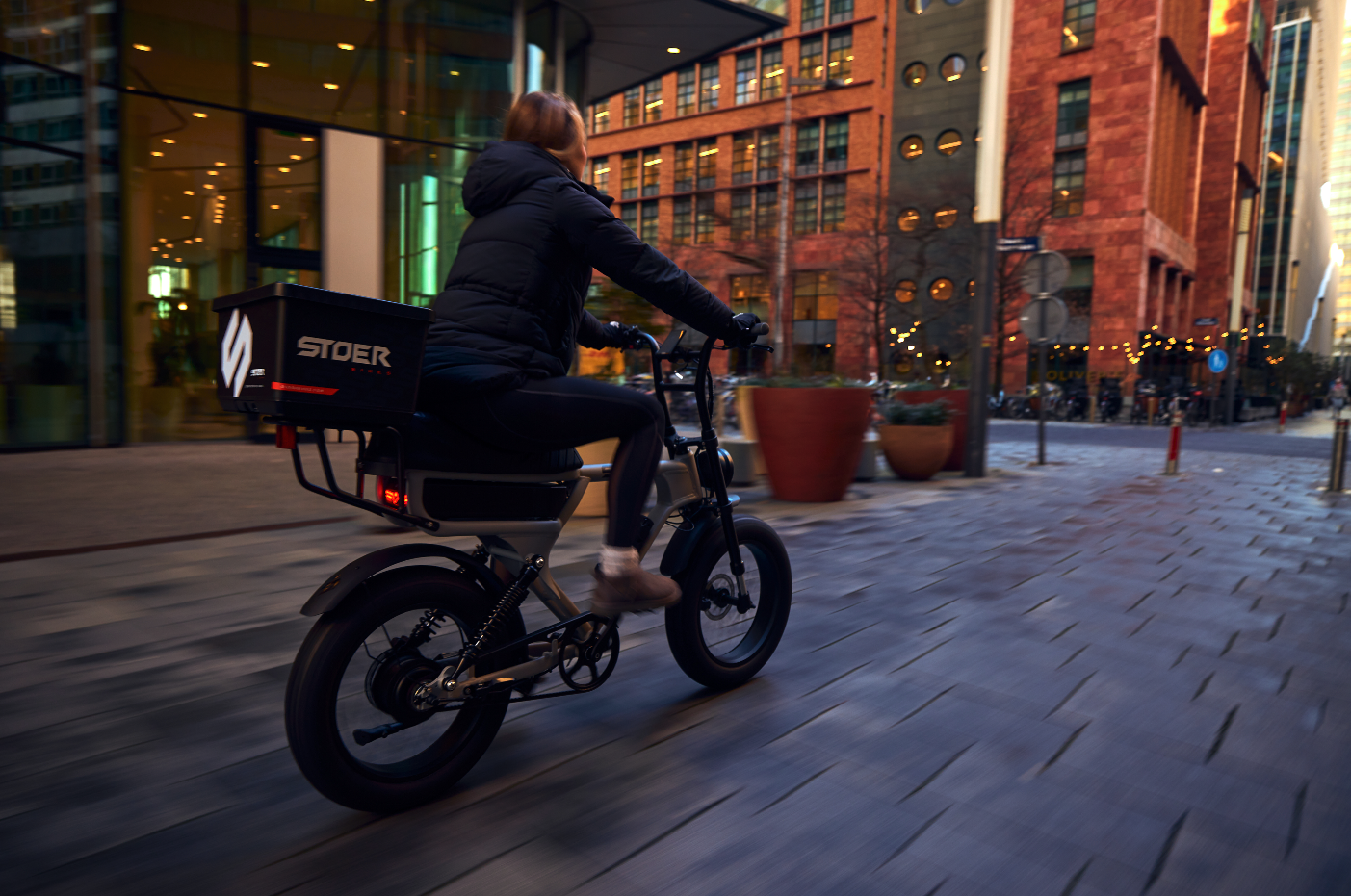 Electric fatbike for 2 people