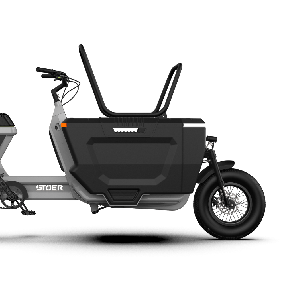Meilleur vélo cargo électrique 2026 : STOER CargoX avec 949 € d'accessoires gratuits